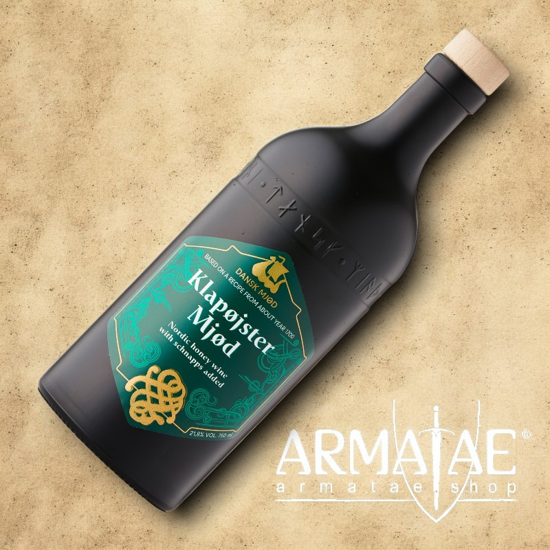 Klapøjster Mjød - Koppheister-Met, 21,8% Vol., 0,75l Flasche - Dansk Mjød auf https://armatae.shop Klapøjster Mjød - Koppheister-Met, 21,8% Vol., 0,75l Flasche - Dansk Mjød auf https://armatae.shop