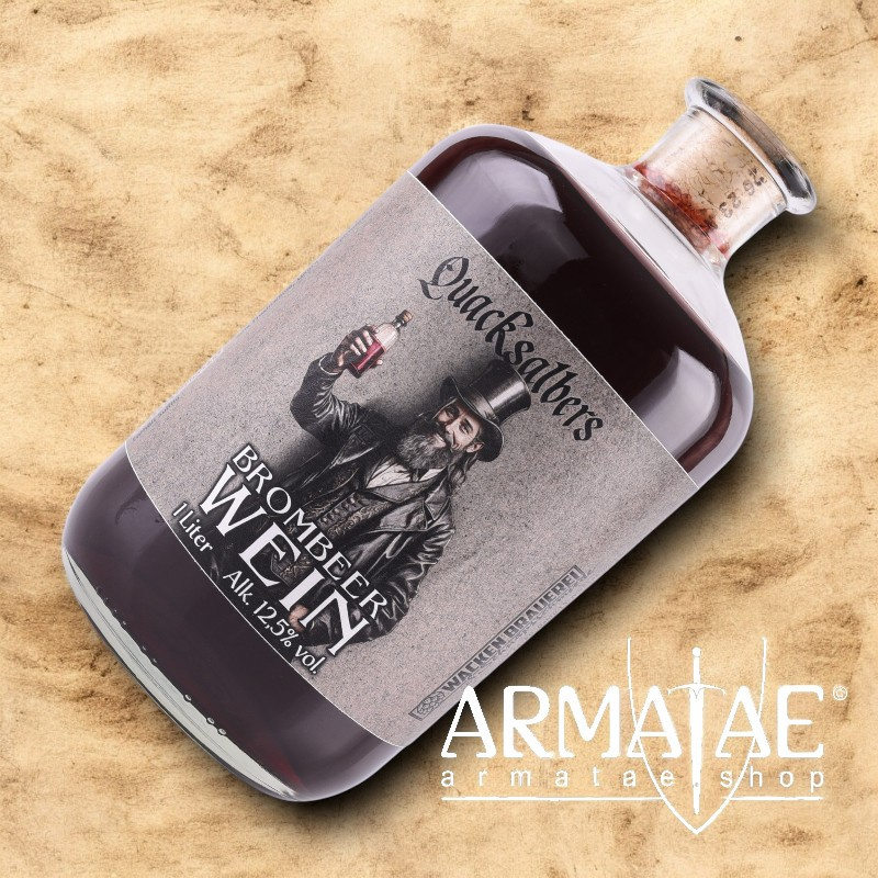 Quacksalbers Brombeerwein, 1l, 12,5 % vol. Alk. auf https://armatae.shop