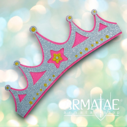 Krone mit Glitter in 3 verschiedenen Variationen auf https://armatae.shop - Bild 1