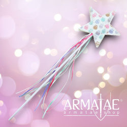 Feen Zauberstab mit Stern in 6 Farbvariationen auf https://armatae.shop - Bild 6 Feen Zauberstab mit Stern in 6 Farbvariationen auf https://armatae.shop - Bild 6