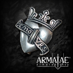 Abzeichen Herz mit Krone - 14. - 15. Jahrhundert auf https://armatae.shop - Bild 3 Abzeichen Herz mit Krone - 14. - 15. Jahrhundert auf https://armatae.shop - Bild 3