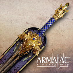 Schwert 'World of Warcraft' im 'King Llane'-Stil auf https://armatae.shop - Bild 7