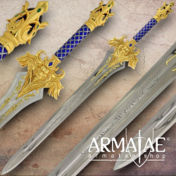 Schwert 'World of Warcraft' im 'King Llane'-Stil auf https://armatae.shop - Bild 6