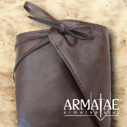 Mittelalterliche LARP Stiefel Dunkelbraun von https://armatae.shop - Bild 4