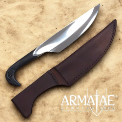 Vogelkopfmesser handgeschmiedet auf https://armatae.shop - Bild 5