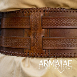 Barbarengürtel von Epic Armoury Braun auf https://armatae.shop - Bild 3