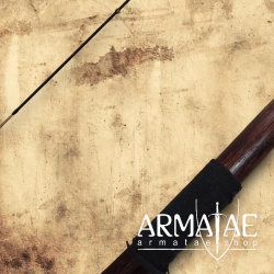 Langbogen Rattan Marksman 68 Zoll dunkel gebeizt Ausführung RH Zuggewicht 30 lbs auf https://armatae.shop - Bild 2
