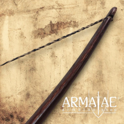 Langbogen Rattan Marksman 68 Zoll dunkel gebeizt Ausführung RH Zuggewicht 30 lbs auf https://armatae.shop - Bild 5