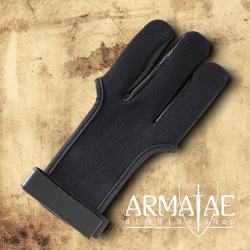 Schießhandschuh Black Baumwolle & Leder auf https://armatae.shop - Bild 2
