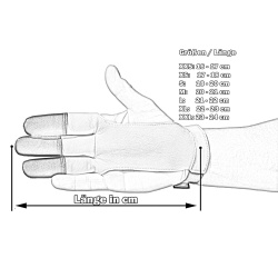 Schießhandschuh Black Baumwolle & Leder auf https://armatae.shop - Bild 3