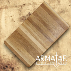 Schneidebrett Eichenholz 40 x 25 x 4 cm auf https://armatae.shop - Bild 1