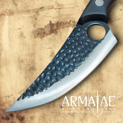 Armatae.shop Küchenmesser, Premium Lederscheide, Ebenholz-Griffschalen auf https://armatae.shop - Bild 4