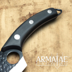 Armatae.shop Küchenmesser, Premium Lederscheide, Ebenholz-Griffschalen auf https://armatae.shop - Bild 5