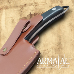 Armatae.shop Küchenmesser, Premium Lederscheide, Ebenholz-Griffschalen auf https://armatae.shop - Bild 7