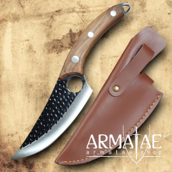 Armatae.shop Küchenmesser, Premium Lederscheide, Eichenholz-Griffschalen auf https://armatae.shop - Bild 2
