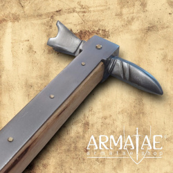 Historisch-authentische Kriegshammer-Replik — 545 mm, Kohlenstoffstahl auf https://armatae.shop - Bild 4