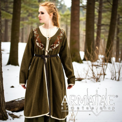 Wikinger Birka Mantel Skadi Olive auf https://armatae.shop - Bild 5