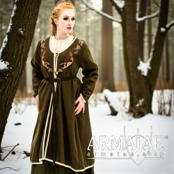 Wikinger Birka Mantel Skadi Olive auf https://armatae.shop - Bild 7