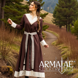 Wikinger Kleid Jorunn Braun/Natur auf https://armatae.shop, Artikel 7040bn von Leonardo Carbone - Bild 4