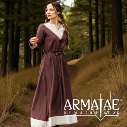 Wikinger Kleid Jorunn Braun/Natur auf https://armatae.shop, Artikel 7040bn von Leonardo Carbone - Bild 2