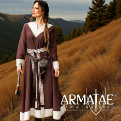 Wikinger Kleid Jorunn Braun/Natur auf https://armatae.shop, Artikel 7040bn von Leonardo Carbone - Bild 1
