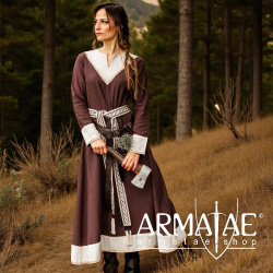 Wikinger Kleid Jorunn Braun/Natur auf https://armatae.shop, Artikel 7040bn von Leonardo Carbone - Bild 6