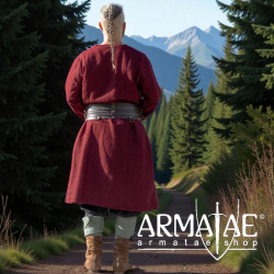 Woll-Klappenrock Balder – Wikinger Klappenmantel aus hochwertiger Wolle von Leonardo Carbone auf https://armatae.shop - Bild 3