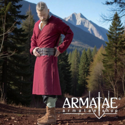 Woll-Klappenrock Balder – Wikinger Klappenmantel aus hochwertiger Wolle von Leonardo Carbone auf https://armatae.shop - Bild 4