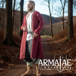 Woll-Klappenrock Balder – Wikinger Klappenmantel aus hochwertiger Wolle von Leonardo Carbone auf https://armatae.shop - Bild 7