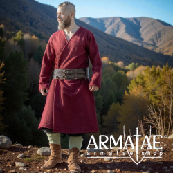 Woll-Klappenrock Balder – Wikinger Klappenmantel aus hochwertiger Wolle von Leonardo Carbone auf https://armatae.shop - Bild 8