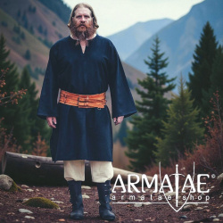 Wikinger Tunika „Thor“ Schwarz von Leonardo Carbone auf https://armatae.shop - Bild 1