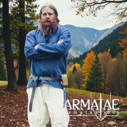 Wikingertunika „Ivar“ Blau von Leonardo Carbone auf https://armatae.shop - Bild 2
