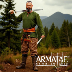 Wikingertunika „Ivar“ Grün – von Leonardo Carbone auf https://armatae.shop - Bild 5