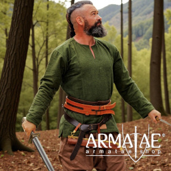 Wikingertunika „Ivar“ Grün – von Leonardo Carbone auf https://armatae.shop - Bild 1