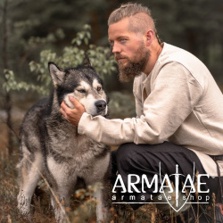 Wikingertunika „Ivar“ Natur – von Leonardo Carbone auf https://armatae.shop - Bild 1