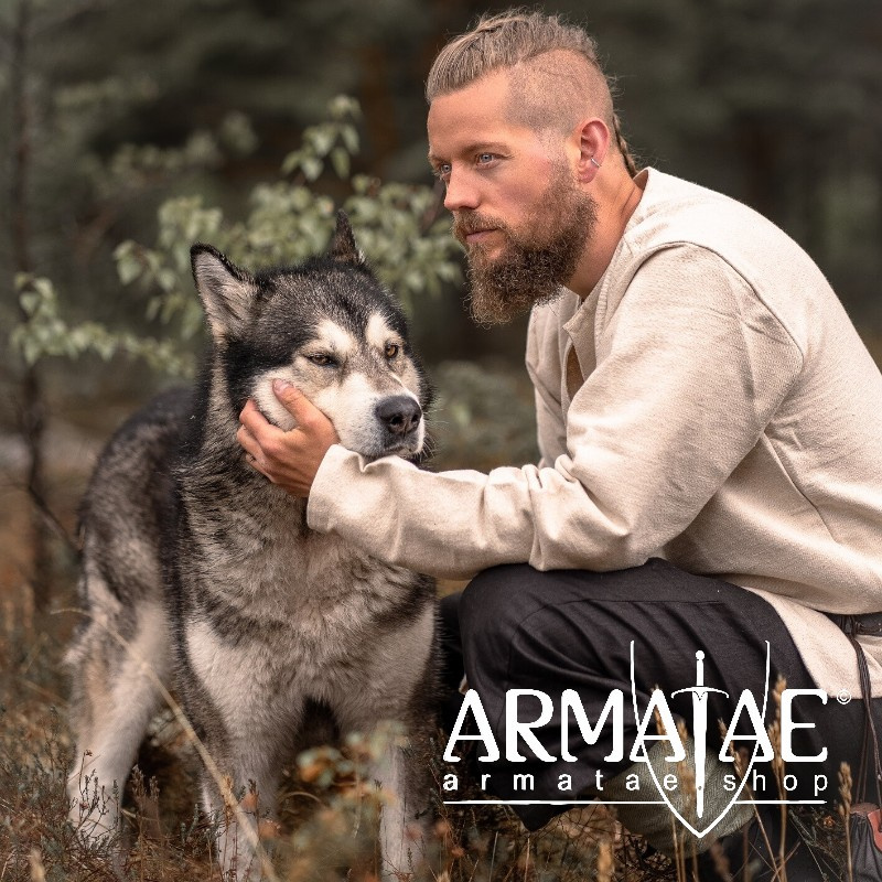 Wikingertunika „Ivar“ Natur – von Leonardo Carbone auf https://armatae.shop - Bild 1