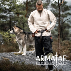Wikingertunika „Ivar“ Natur – von Leonardo Carbone auf https://armatae.shop - Bild 4