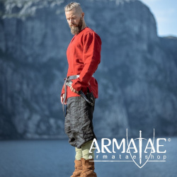 Wikingertunika „Ivar“ Rot –  von Leonardo Carbone auf https://armatae.shop - Bild 2