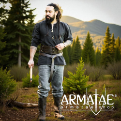 Wikingertunika „Ivar“ Braun – von Leonardo Carbone auf https://armatae.shop - Bild 8