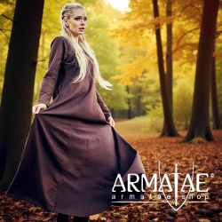 Unterkleid „Lina“ Dunkelbraun von Leonardo Carbone auf https://armatae.shop - Bild 2