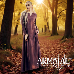 Unterkleid „Lina“ Dunkelbraun von Leonardo Carbone auf https://armatae.shop - Bild 3