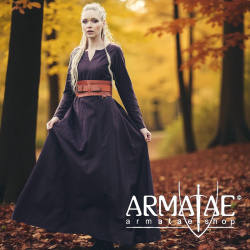 Unterkleid „Lina“ Dunkelbraun von Leonardo Carbone auf https://armatae.shop - Bild 5