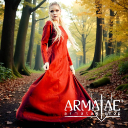Unterkleid „Lina“ Rot von Leonardo Carbone auf https://armatae.shop - Bild 1