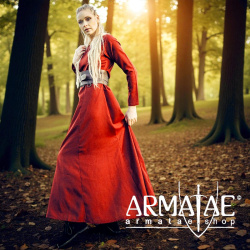 Unterkleid „Lina“ Rot von Leonardo Carbone auf https://armatae.shop - Bild 5