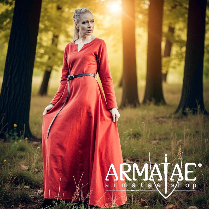 Unterkleid „Lina“ Rot von Leonardo Carbone auf https://armatae.shop - Bild 8