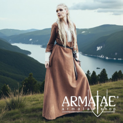 Wikingerkleid „Freya“ Sand von Leonardo Carbone auf https://armatae.shop - Bild 1