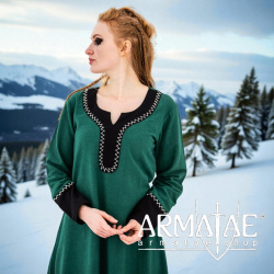 Wikingerkleid „Freya“ Grün von Leonardo Carbone auf https://armatae.shop - Bild 5