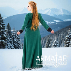 Wikingerkleid „Freya“ Grün von Leonardo Carbone auf https://armatae.shop - Bild 6