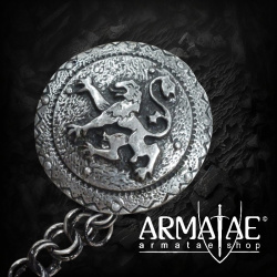Mantelspange des Ordens des Löwen – Antiksilber auf https://armatae.shop - Bild 3