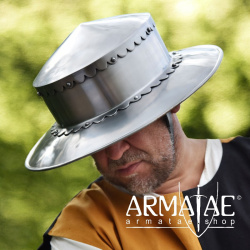 Eisenhut 14. Jahrhundert – Schaukampftauglicher Helm aus 2 mm Stahl | ULFBERTH® auf https://armatae.shop - Bild 4